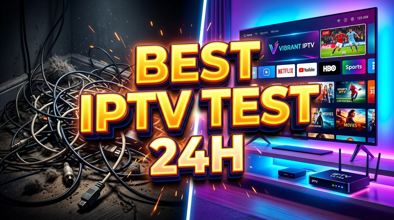 Best IPTV test 24H free Europe