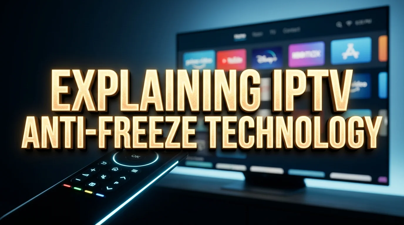 Explaining IPTV Anti-Freeze technology