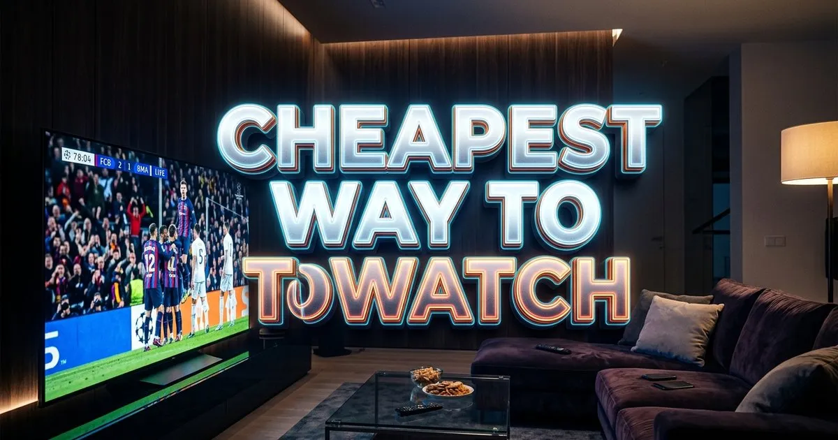 Cheapest Way To Watch Champions League 2026